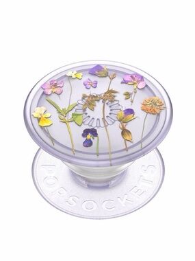 PopSockets PlantCore Cell Phone Grip & Stand Purple Fields